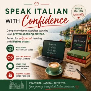 Speak Italian with confidence card